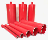 1" - 8" Inch Diamond Wet Core Drill Bit Set by BLUEROCK Tools
