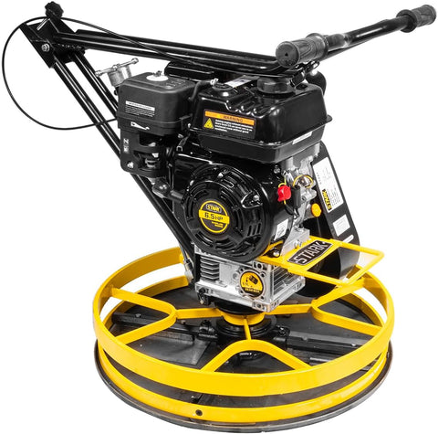 Stark USA 6.5HP Walk-Behind Cement Trowel 22" Float Pan Blade